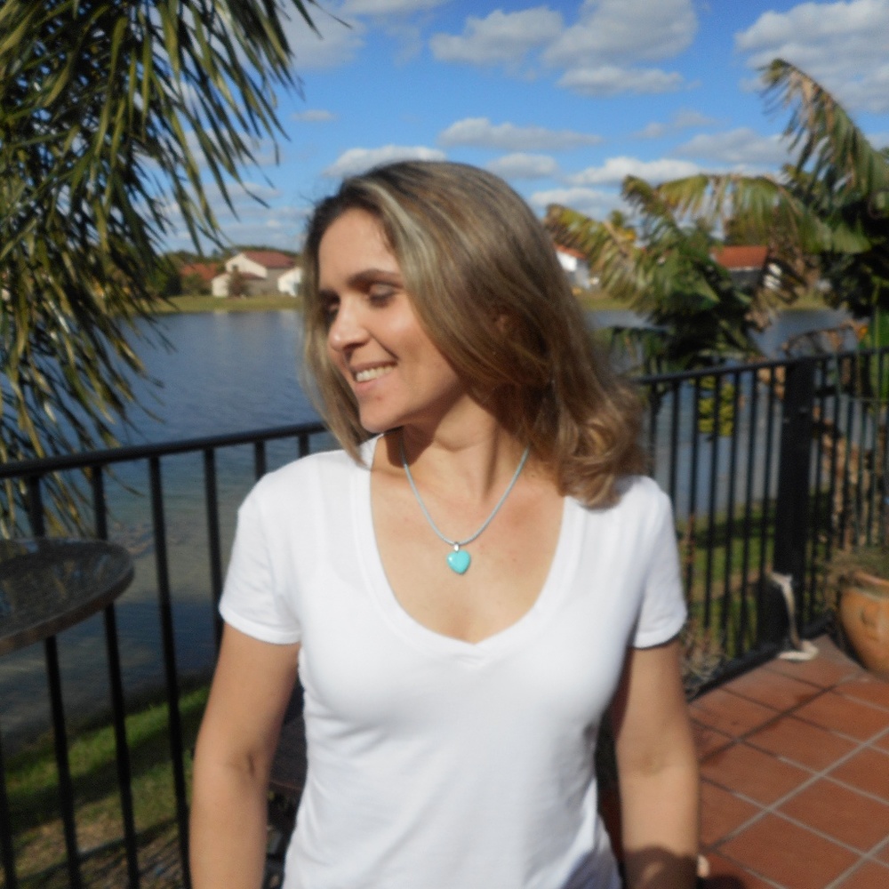 Turquoise Heart Pendant & 18" matching Necklace